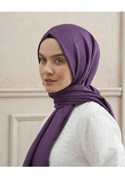 Mürdüm Dalga Desen Jakar Şal