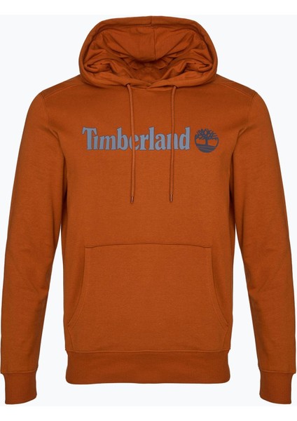 Kennebec River Hood Logolu Erkek Sweatshirt Umber