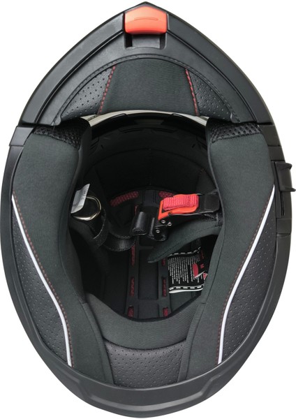 966 V2 Orange Çene Açılır Turuncu Kask