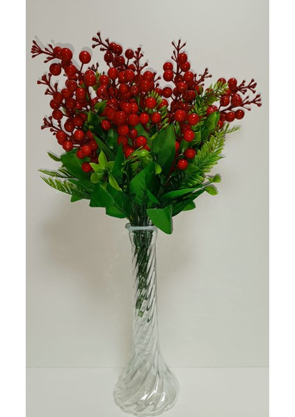 3 Demet, Yapay 1. Kalitecanlı Renk ve Gerçek Ebatlarda 40 cm 7 Dallı Kokina Çiçeği modelleri