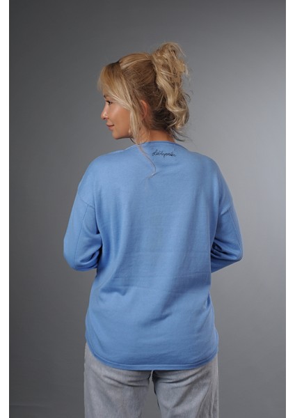 A.t.y XX-018 Kayık Yaka Salaç Kazak modelleri