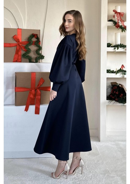 Gül Detaylı Scuba Elbise fiyatları