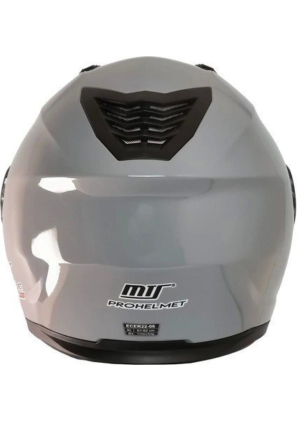 966 V2 Çene Açılır Nardo Gri Kask