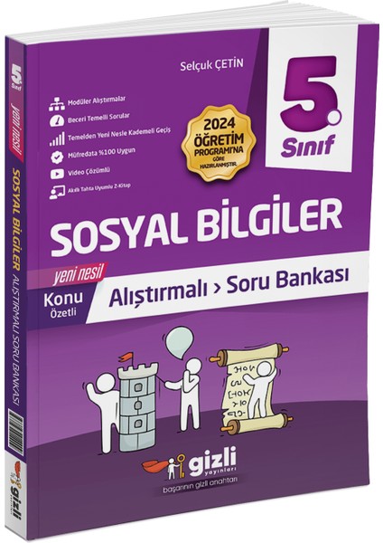 5. Sınıf Türkçe - Sosyal Bilgiler Alıştırmalı Soru Bankası