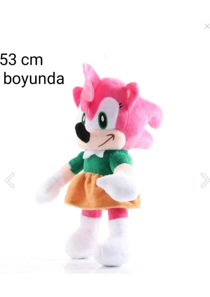 (53CM ) Mavi Dev Sonic Boom Büyük Boy Kirpi Sonic Peluş Oyuncak