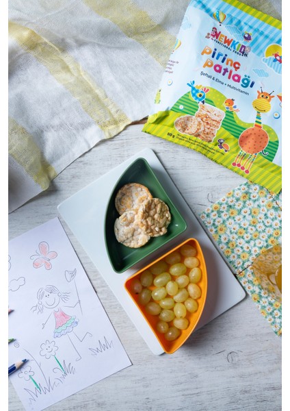 Pirinç Patlağı Şeftali & Elma + B Vit. 50 gr indirimleri