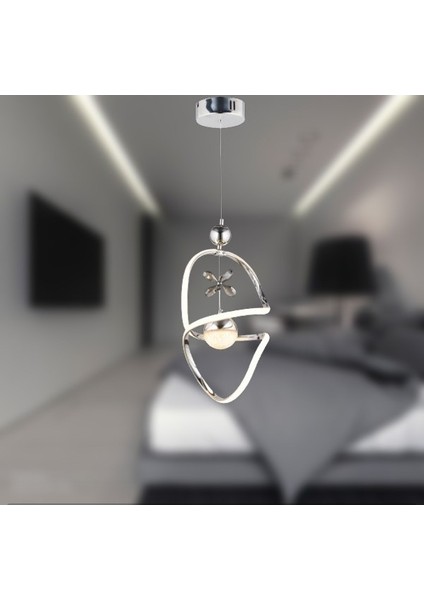 Modern Toplu Badem Model 3 Renk (Beyaz & Sarı & Günışığı) Lüks LED Avize