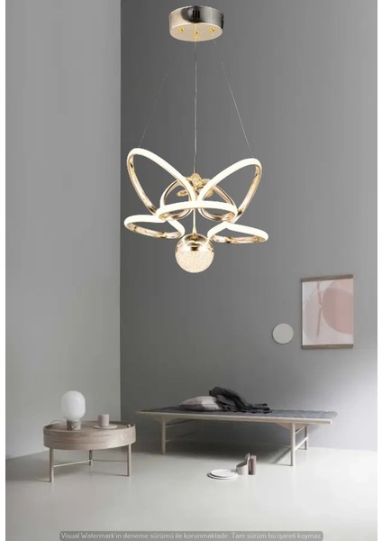Modern Toplu Kelebek Model 3 Renk (Beyaz & Sarı & Günışığı) Lüks LED Avize