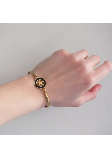 Bz Altın Kaplama Yıldız Detaylı Spor Kelepçe BLZ-492 fiyatları