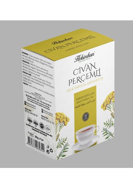 Civan Perçemli Karışık 45'li Poşet Çay