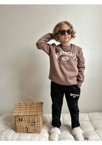 Yigit Butik Baskılı Erkek Çocuk Alt Üst Takım