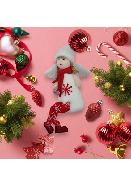 Yılbaşı Partisi Kartaneli Beyaz Melek Dekor Süs 1 Adet fiyatları