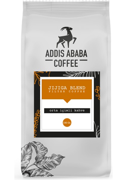 Addis Ababa Coffee Coffee 5X100 gr Orijinal Etiyopya Kahveleri / Çekirdek Kahve