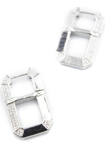 Dikdörtgen Küpe - Gümüş fiyatları