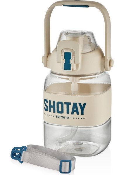 Ribbon Grib Su Matarası Tritan Beyaz 1000ML