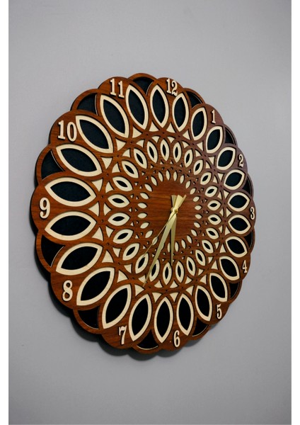 Ahşap Mdf Dekoratif Duvar Saati modelleri