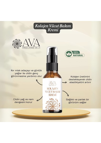 Kolajen Peptit El ve Vücut Bakım Kremi