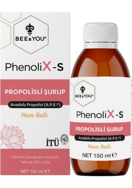 & You Phenolix-S Propolisli Hamballı Şurup 150 ml