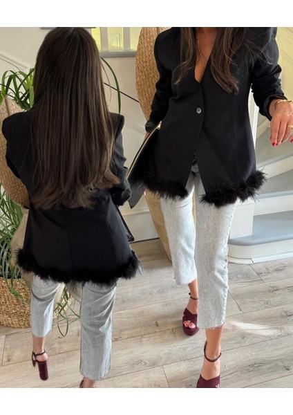 Yeni Sezon Otrişli Blazer Ceket modelleri