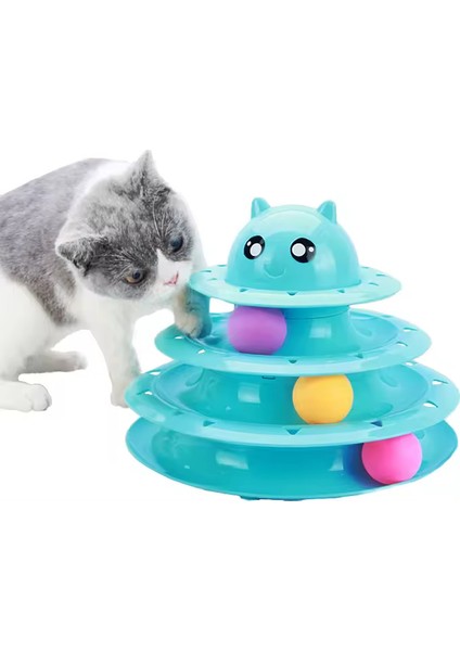 Eğlenceli Üç Katlı Kedi Oyuncağı Seti Oyuncağı modelleri