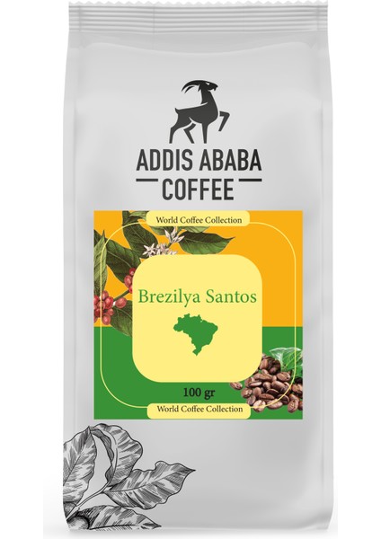 Addis Ababa Coffee Coffee 6x100 Dünya Kahveleri Çekirdek Kahve