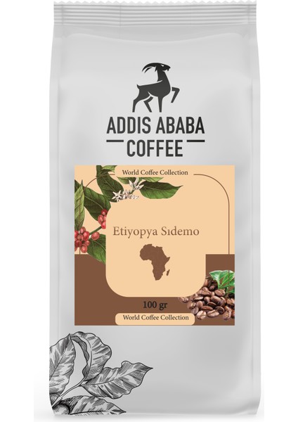 Addis Ababa Coffee Coffee 6x100 Dünya Kahveleri Çekirdek Kahve