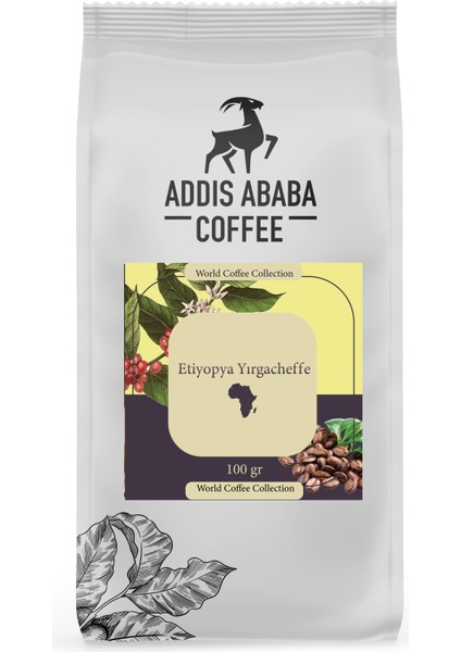 Addis Ababa Coffee Coffee 6x100 Dünya Kahveleri Çekirdek Kahve