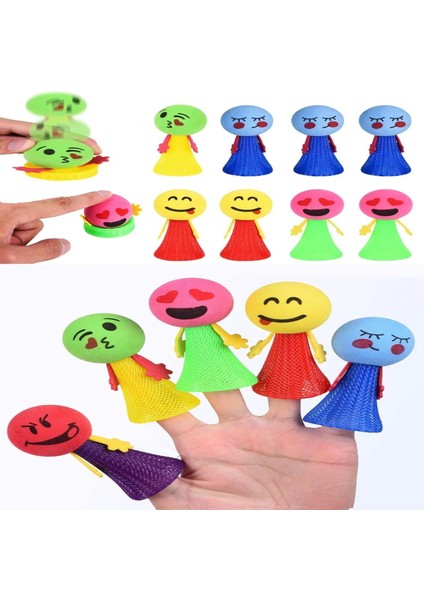 3 Adet Zıplayan Emoji Küçük Adam Sıçrayan Zıp Zıp Oyuncak Karne Hediyesi Doğum Günü Hediyesi