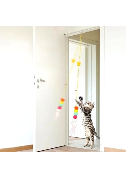 Elastik Kendinden Yapışkanlı Kedi Oyun Oltası fiyatları