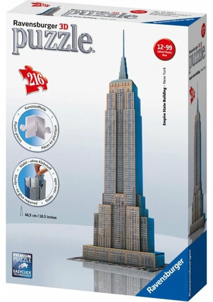 Nessiworld Ravensburger Empire State Binası 3D Puzzle modelleri