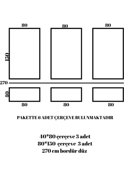 Boyanabilir Duvar Çıtası 2,5 cm (Kesimli Hazır Paket)