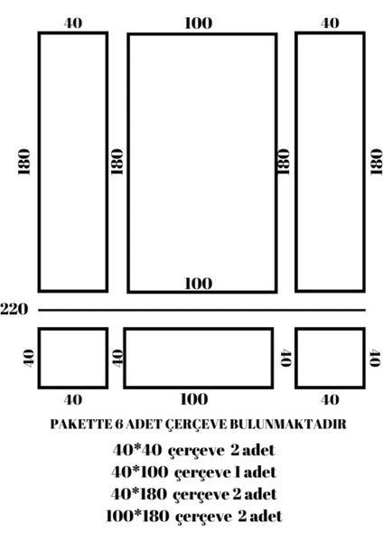 Boyanabilir Duvar Çıtası 2,5 cm (Kesimli Hazır Paket)