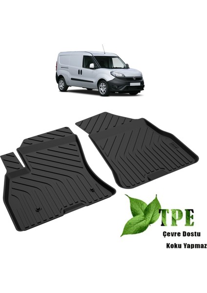 Fiat Doblo Maxi Panelvan Havuzlu Paspas Ön iki 2016 2017 2018 2019 2020 2021 2022 2023