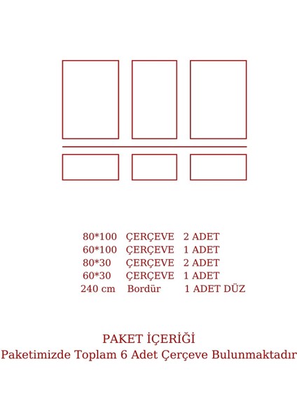 Boyanabilir Duvar Çıtası 2,5 cm Kesimli Hazır Paket