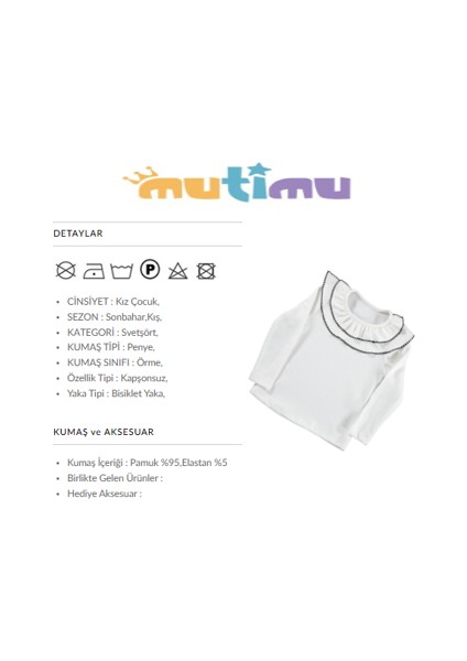 Kız Çocuk Sweatshirt