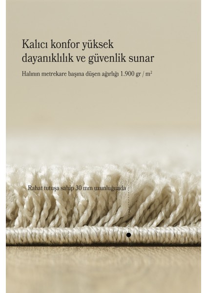 Halı Yüksek Havlı Doğal Renk Kabarık Uzun Havlı Shaggy Halı Oturma Odası fırsatları