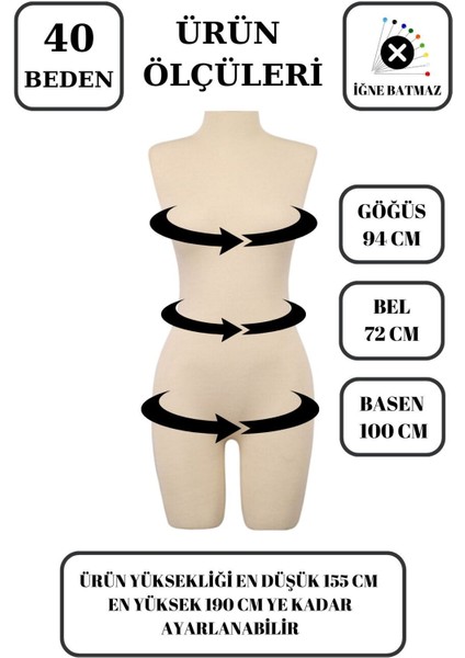 40 Beden Ahşap Kollu Pantolon Giyebilen Terzi Mankeni Vitrin Mankeni fiyatları