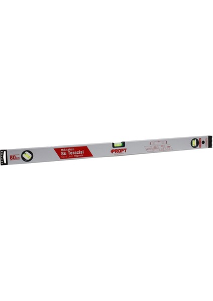 Mıknatıslı Su Terazisi (PRM80) 80 cm