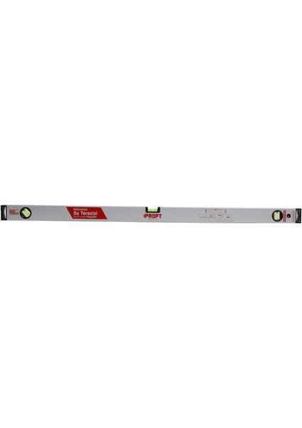Mıknatıslı Su Terazisi (PRM100) 100 cm