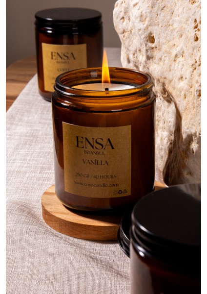Kavanoz Mum Amber Kokulu 250 Ml. modelleri