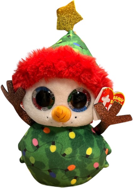 Yeşil Kardan Adam Beanie Boos Garland