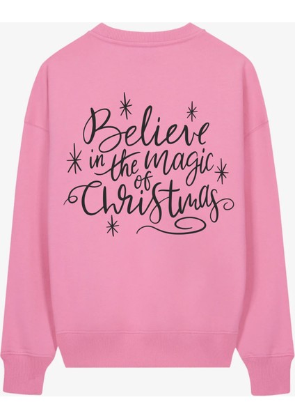 Yılbaşı Noel Yeni Yıl Christmas Tasarım Baskılı 3 Iplik Geniş Kalıp Sweatshirt fiyatları