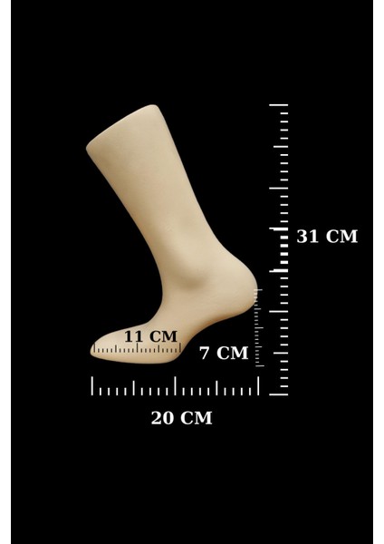 Yerli Üretim Yüksek Kalite Polyester Bayan Sol ve Sağ Ayak Kısa Çorap Mankeni (Çift) fiyatları