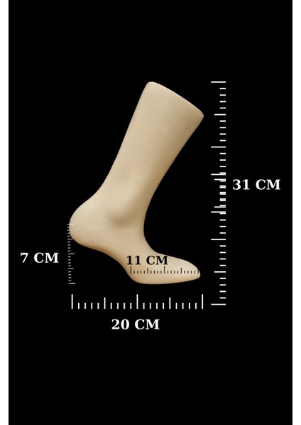 Yerli Üretim Yüksek Kalite Polyester Kadın Sol Ayak Kısa Çorap Manken fiyatları