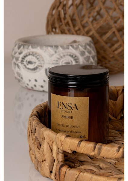 Kavanoz Mum Amber Kokulu 250 Ml. modelleri