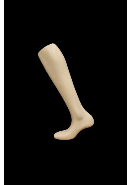 Polyester Kadın Diz Altı Sağ Ayak Kısa Çorap Mankeni modelleri