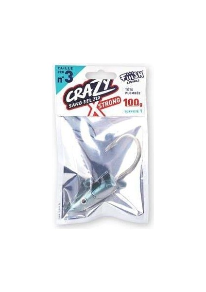 Crazy Sandeel CSE220X Strong CSE540 100GR Blue Nacre Jighead