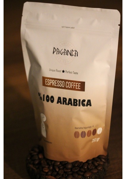 Espresso Arabica Çekirdek Kahve 250gr