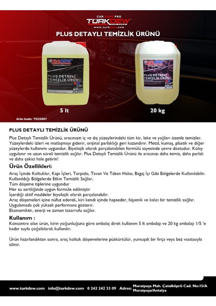 Plus Detaylıtemizlik Ürünü 5 kg