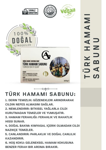 Doğal Türk Hamamı Sabunu